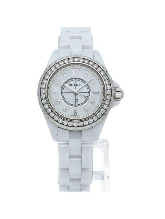Chanel Watch 29 mm Diamond Bezel Shell 1 Piece Ceramic White main image 6